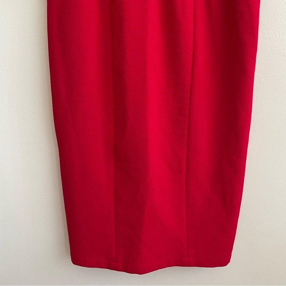Cushnie et Ochs red cut out dress back zip cherry sexy going out event valentine - Picture 5 of 13